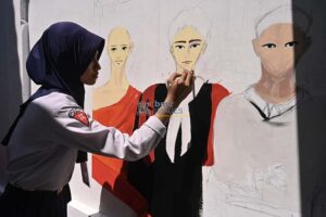 Menanamkan Nilai Moderasi Beragama dengan Lomba Mural